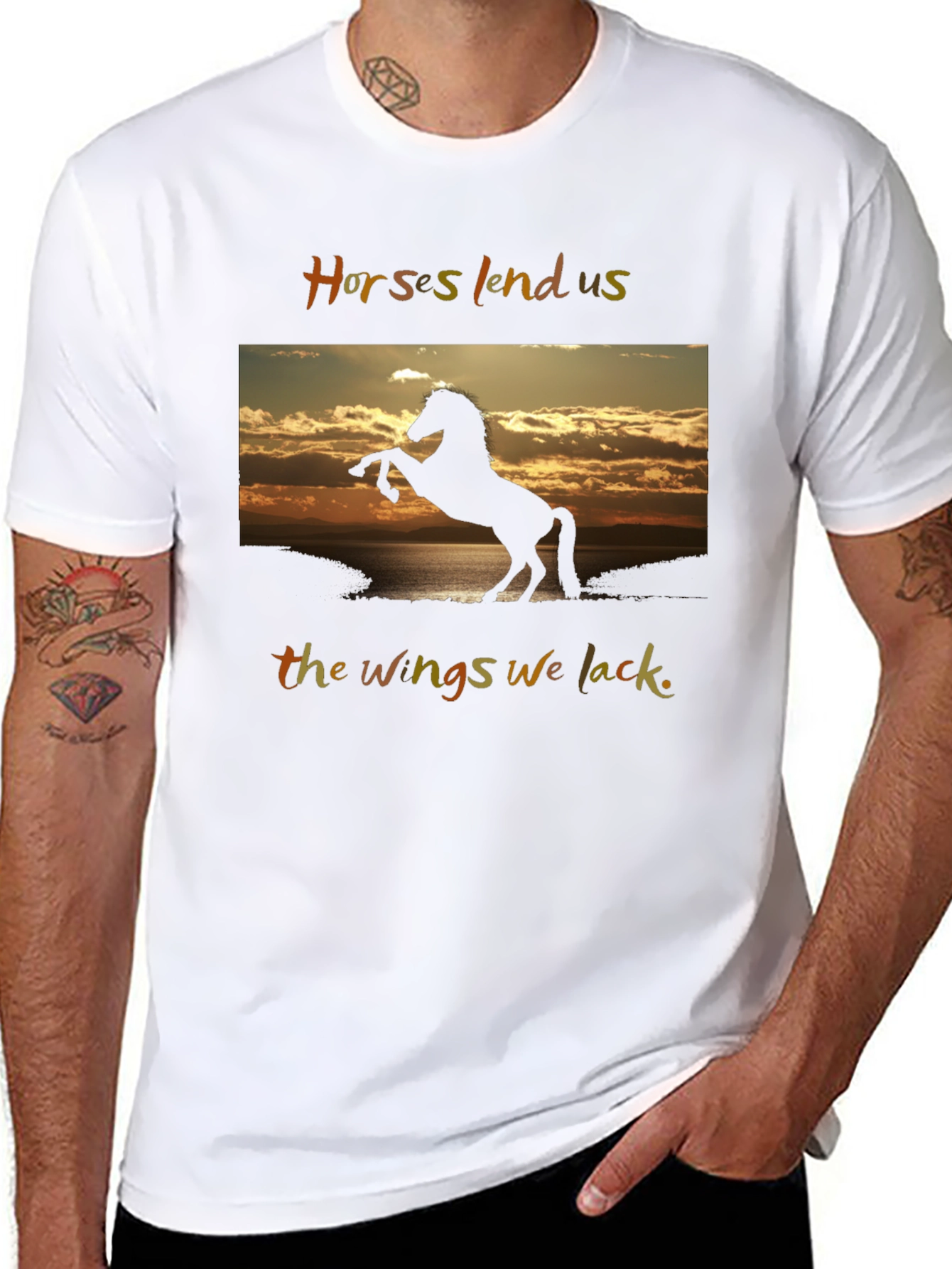Horse Silhouette Graphic Tee