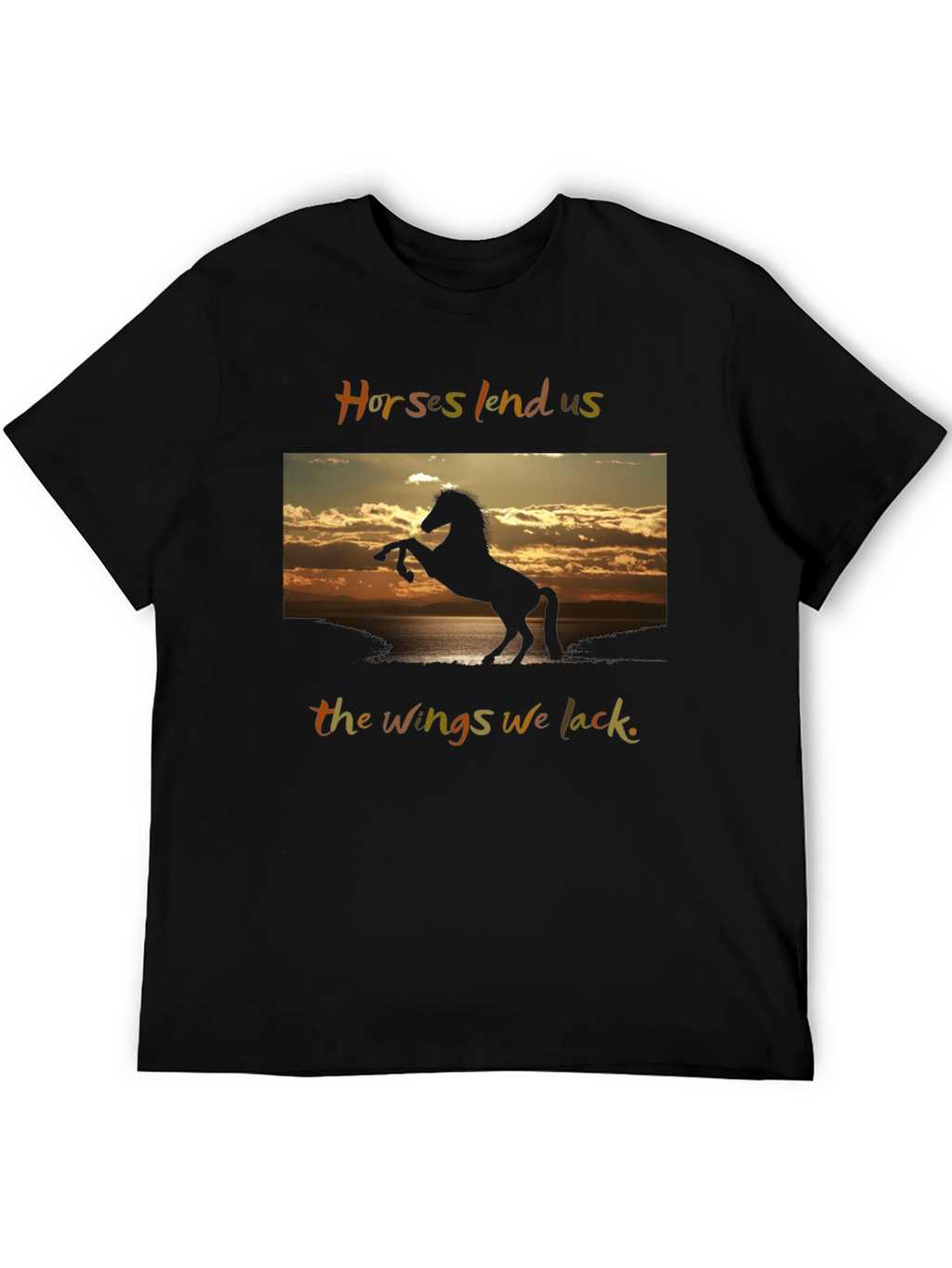 Horse Silhouette Graphic Tee