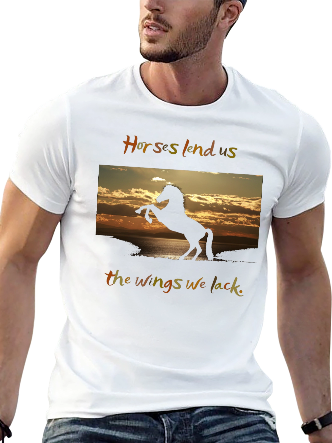 Horse Silhouette Graphic Tee