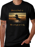 Horse Silhouette Graphic Tee