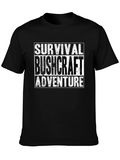 Survival Bushcraft Adventure Graphic Tee