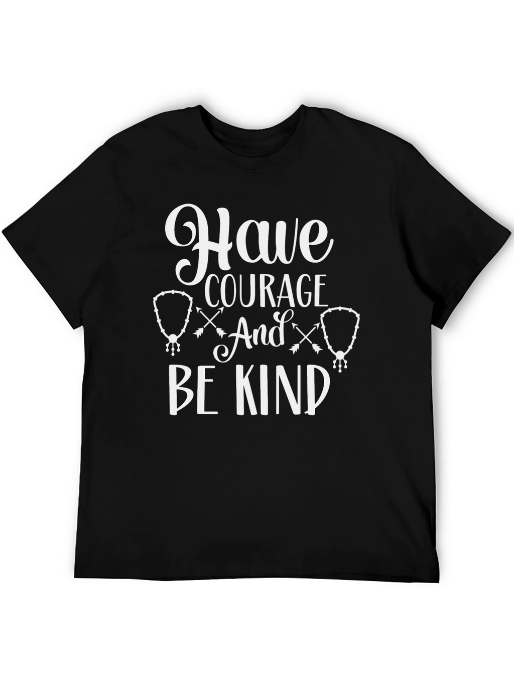 Have Courage and Be Kind Graphic Tee - Black