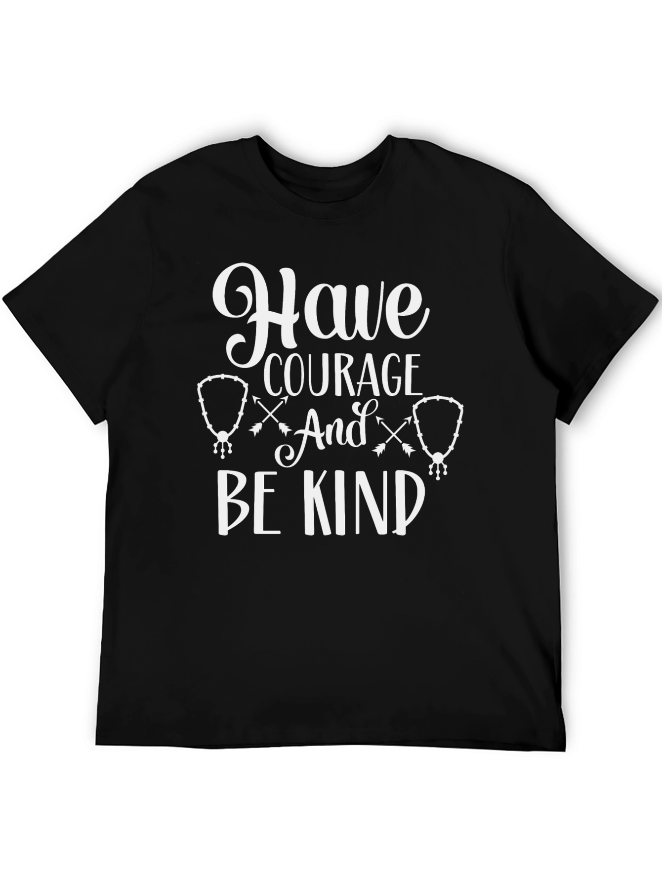 Have Courage and Be Kind Graphic Tee - Black