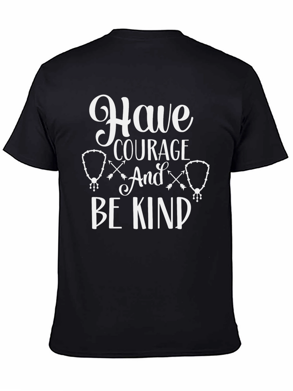 Have Courage and Be Kind Graphic Tee - Black