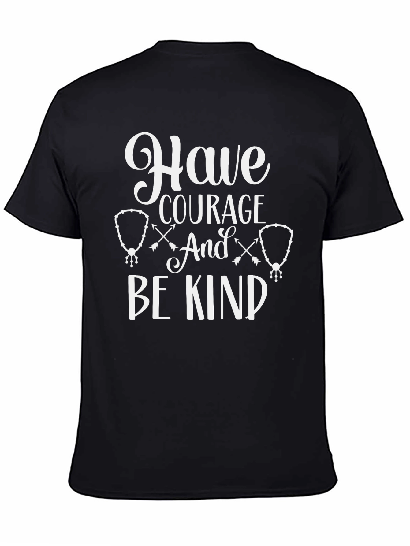 Have Courage and Be Kind Graphic Tee - Black