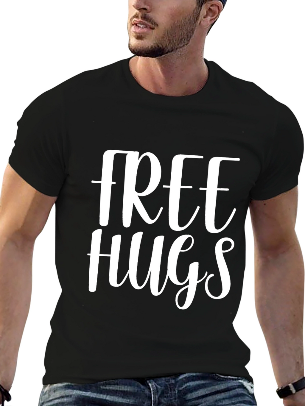 Free Hugs Graphic T-Shirt - Unisex Soft Cotton Tee