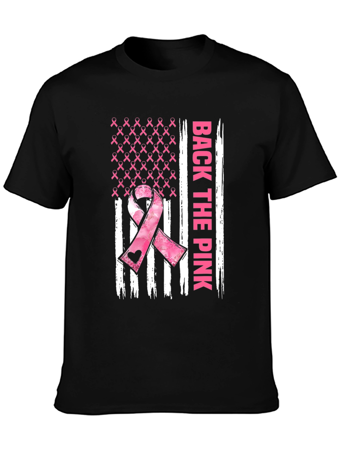 Back The Pink Breast Cancer Awareness T-Shirt