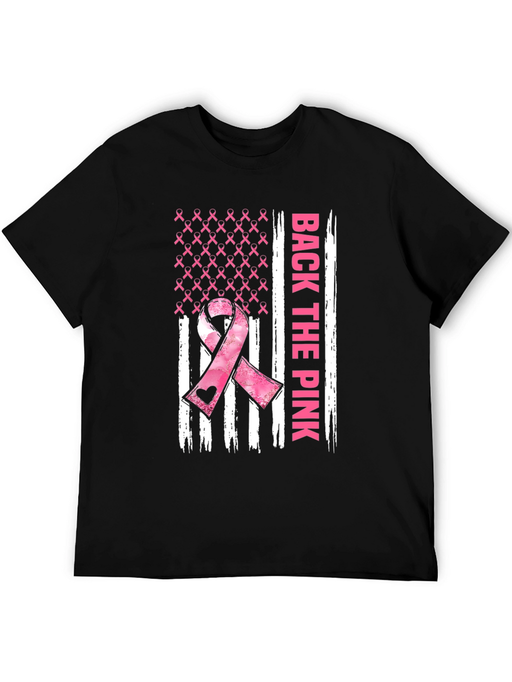 Back The Pink Breast Cancer Awareness T-Shirt