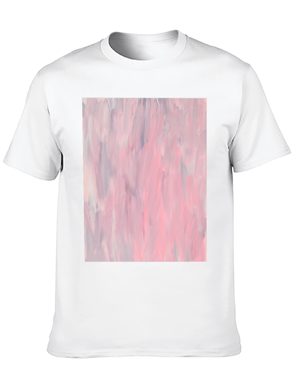 Abstract Art Black Cotton T-Shirt