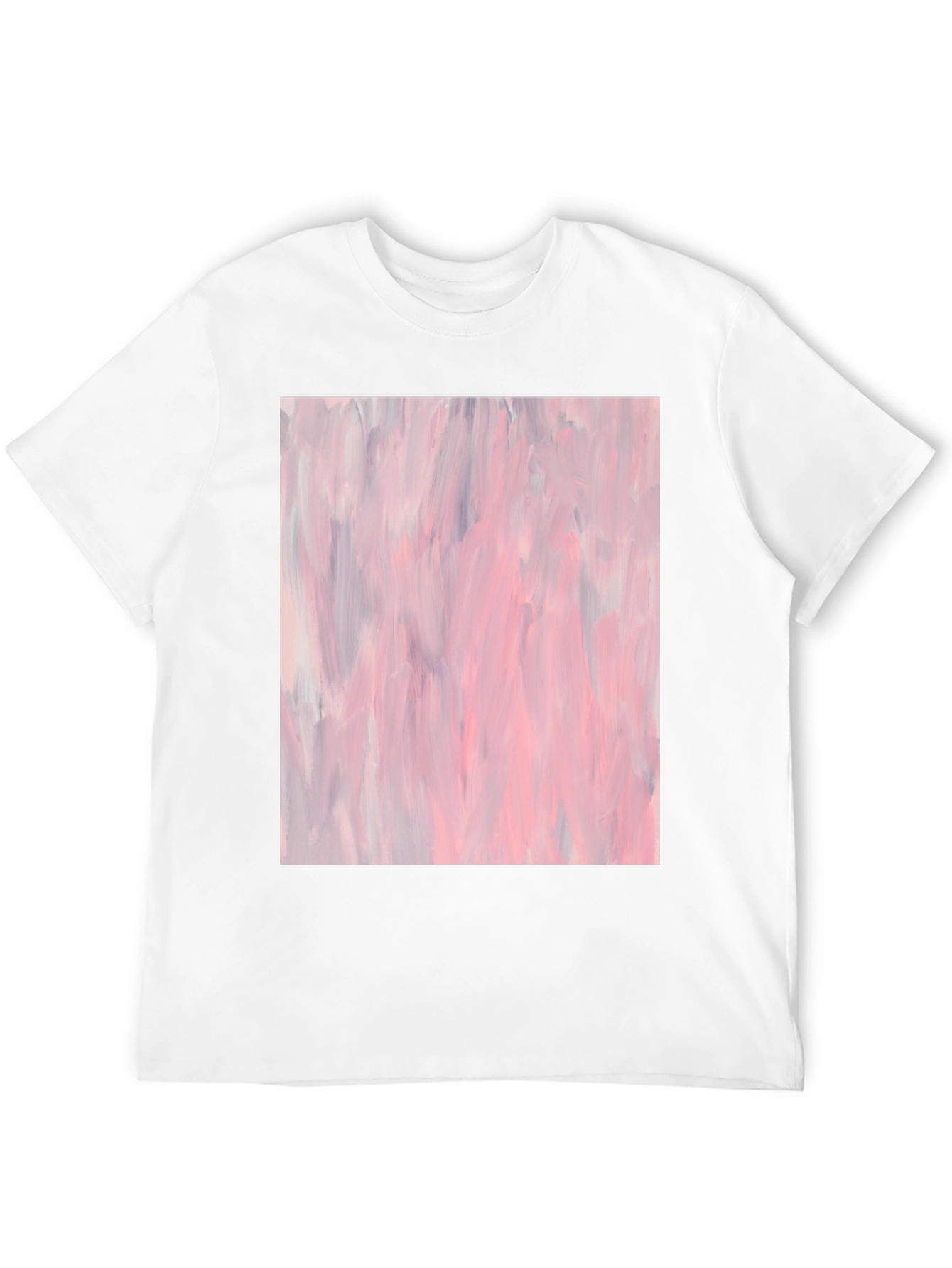 Abstract Art Black Cotton T-Shirt