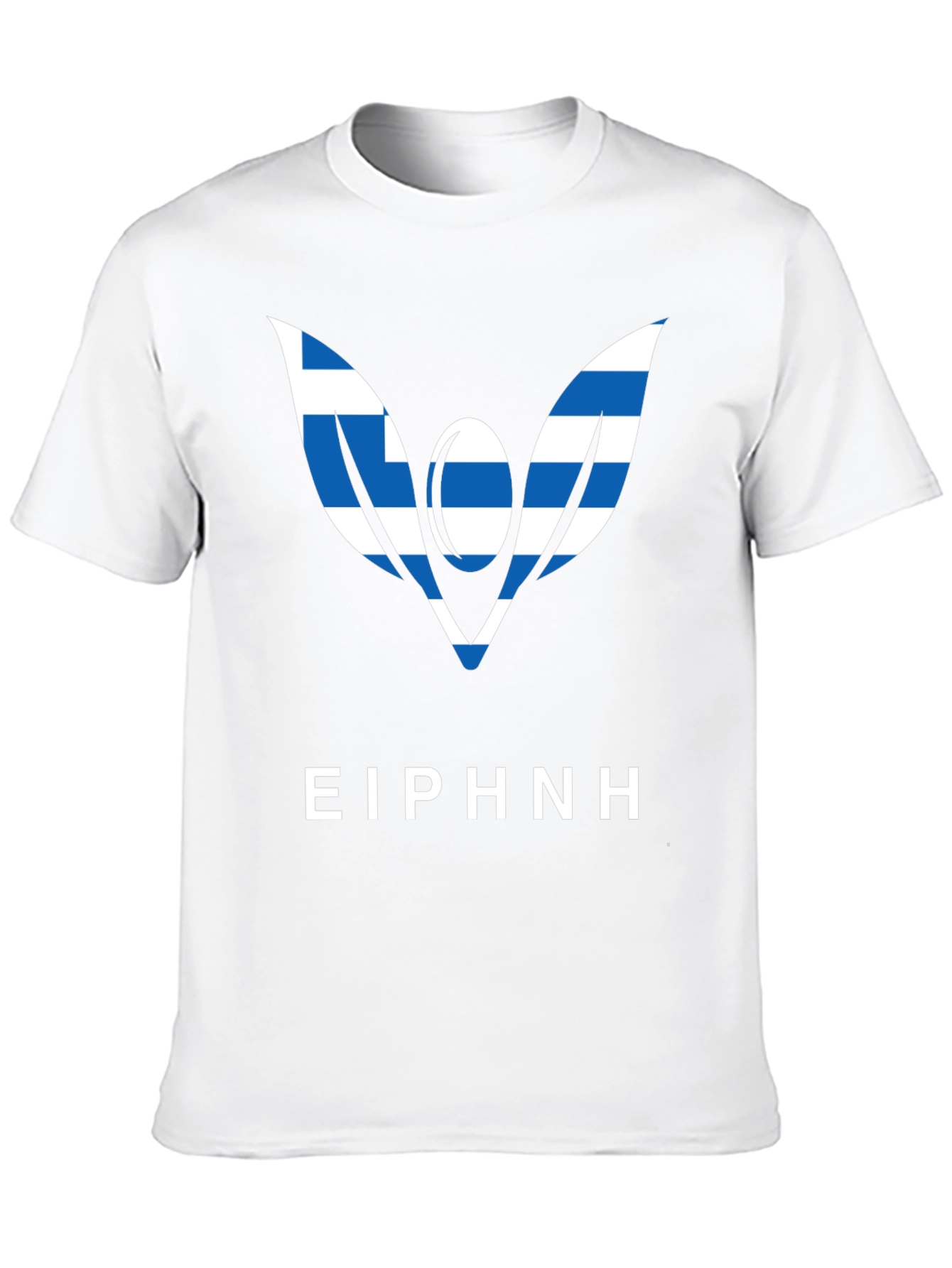 Greek Peace Dove Graphic Tee - Unisex Black T-Shirt