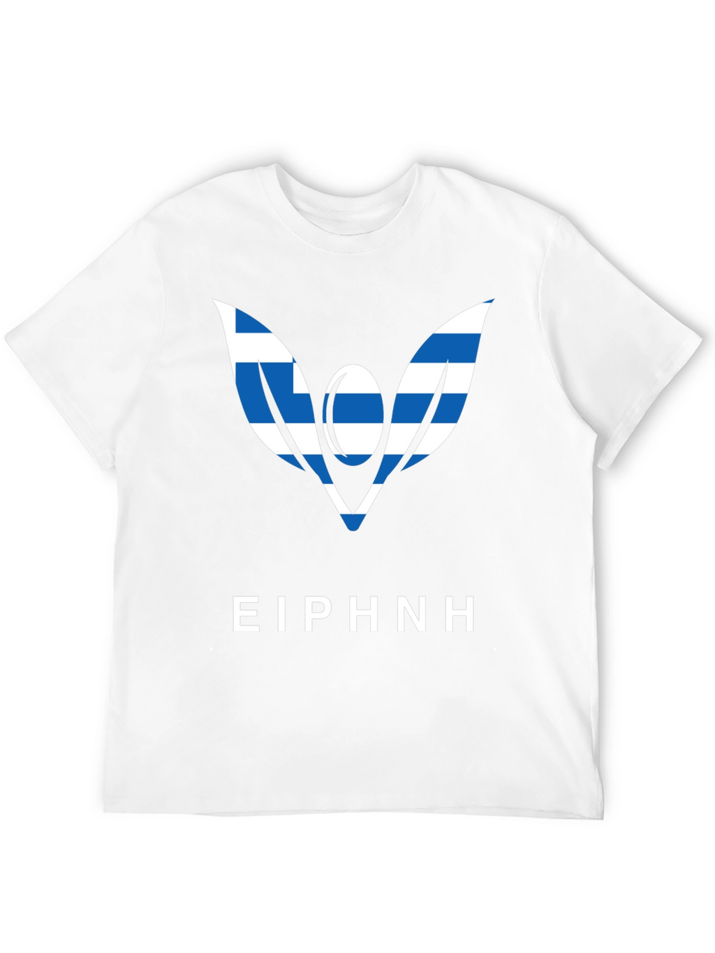 Greek Peace Dove Graphic Tee - Unisex Black T-Shirt