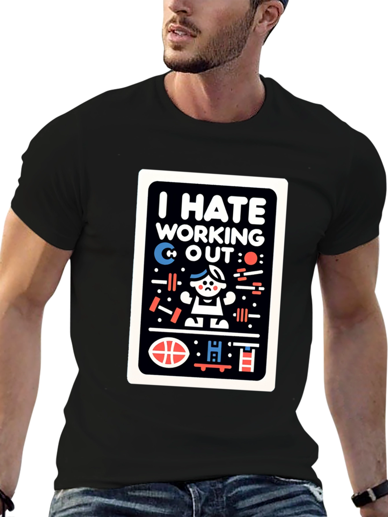 I Hate Working Out Graphic Tee