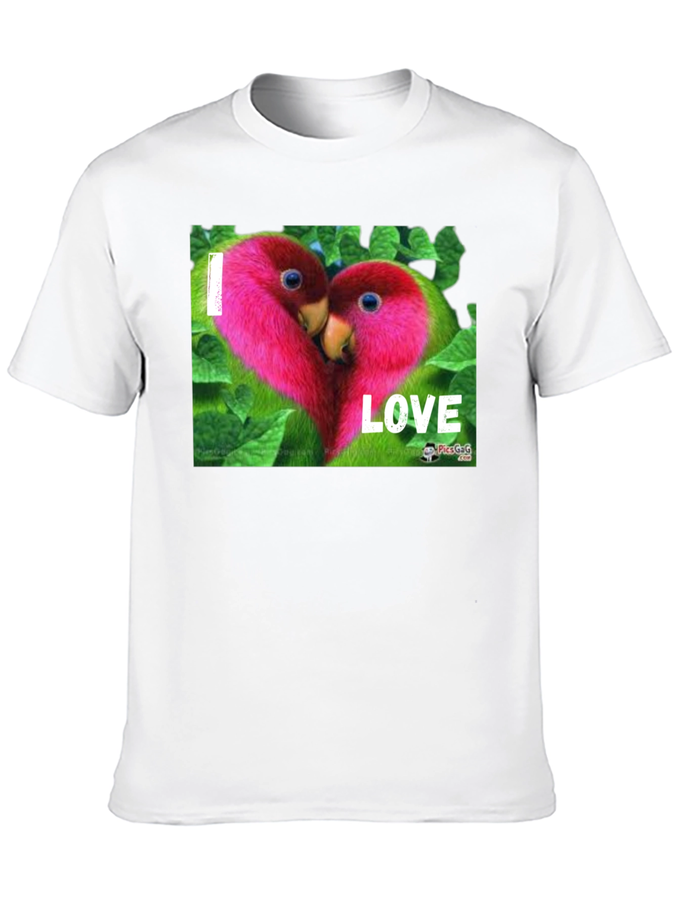 I Love Parrots Graphic T-Shirt