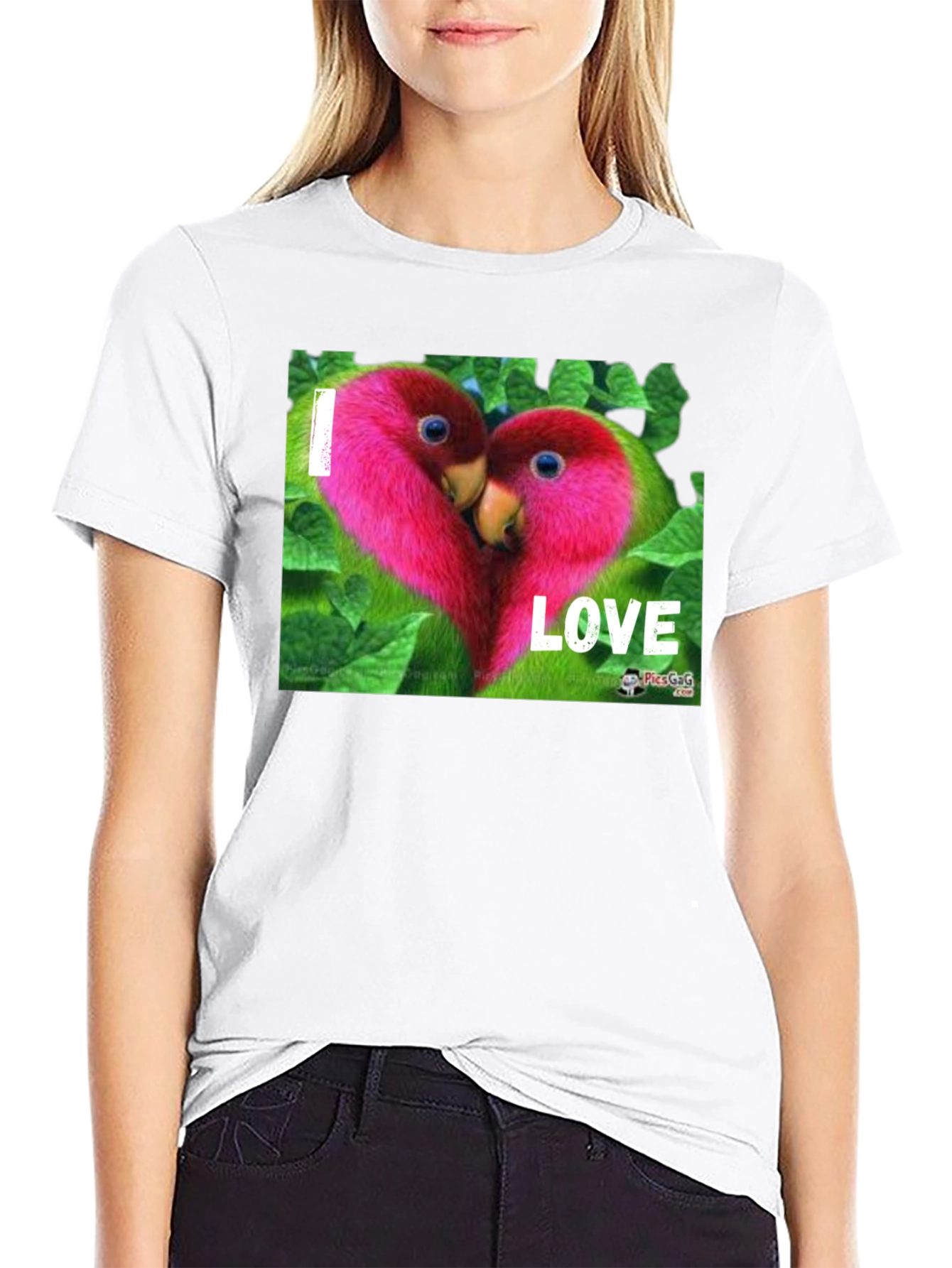 I Love Parrots Graphic T-Shirt