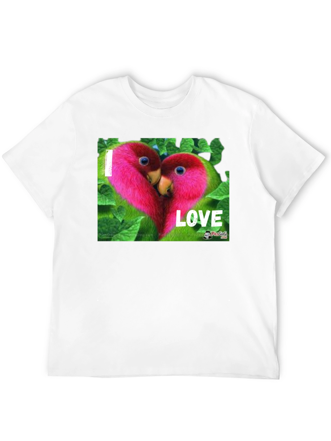 I Love Parrots Graphic T-Shirt
