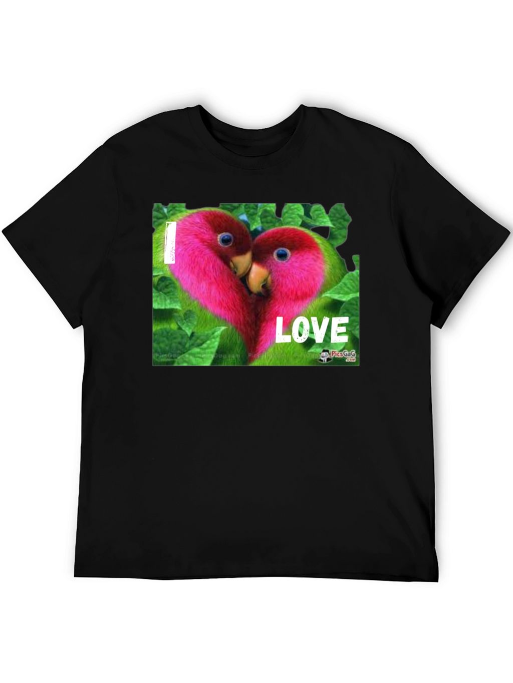 I Love Parrots Graphic T-Shirt