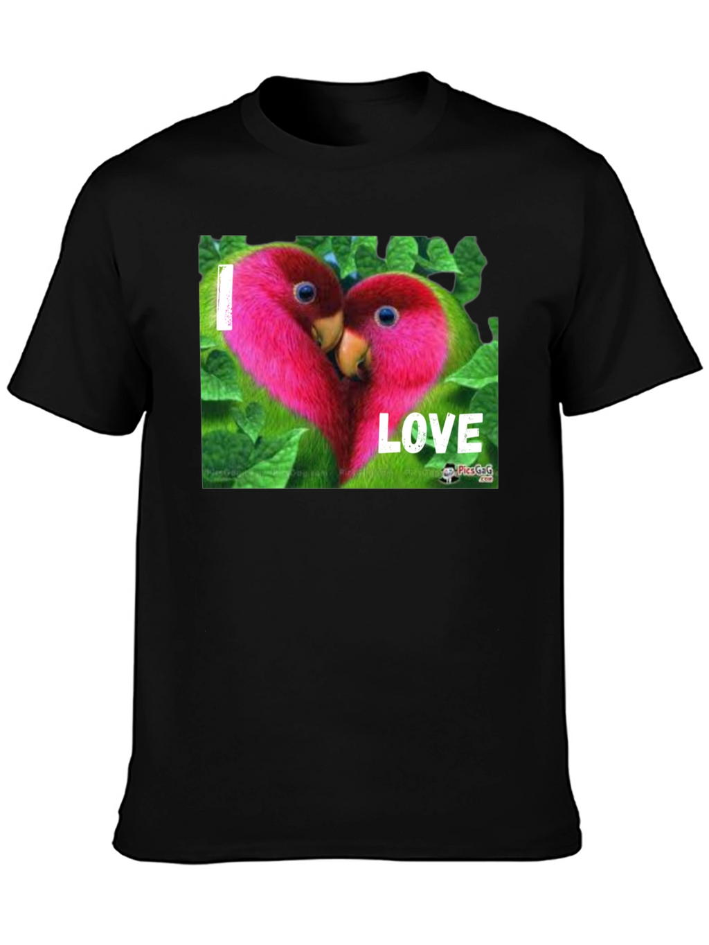 I Love Parrots Graphic T-Shirt
