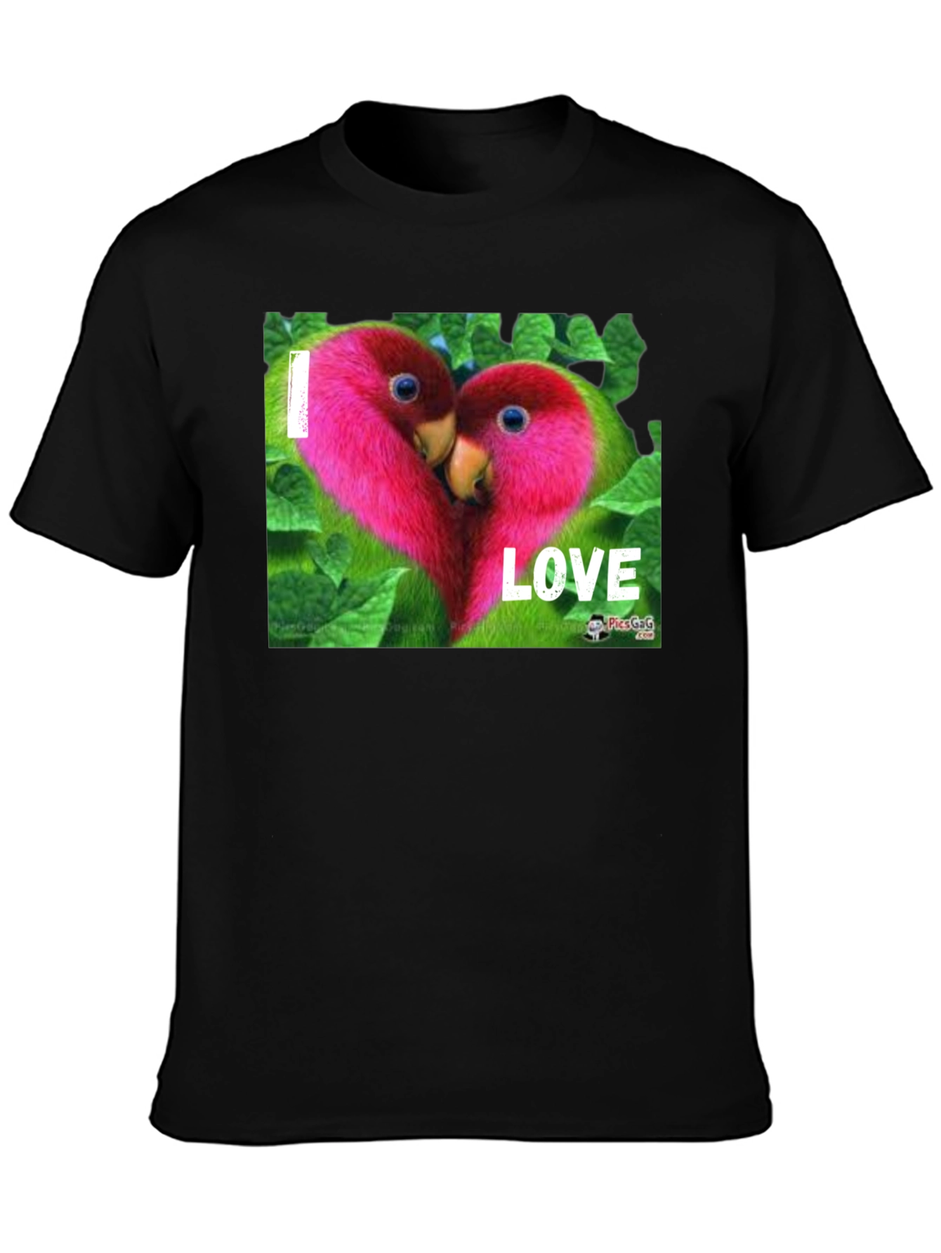 I Love Parrots Graphic T-Shirt