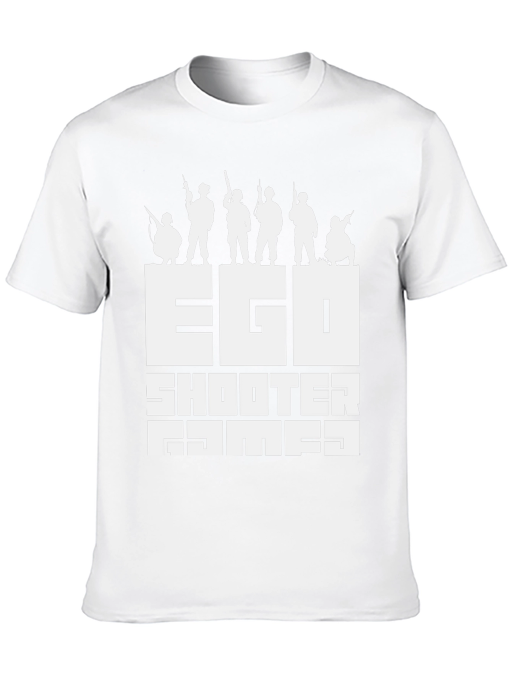 Ego Shooter Games Black Graphic T-Shirt