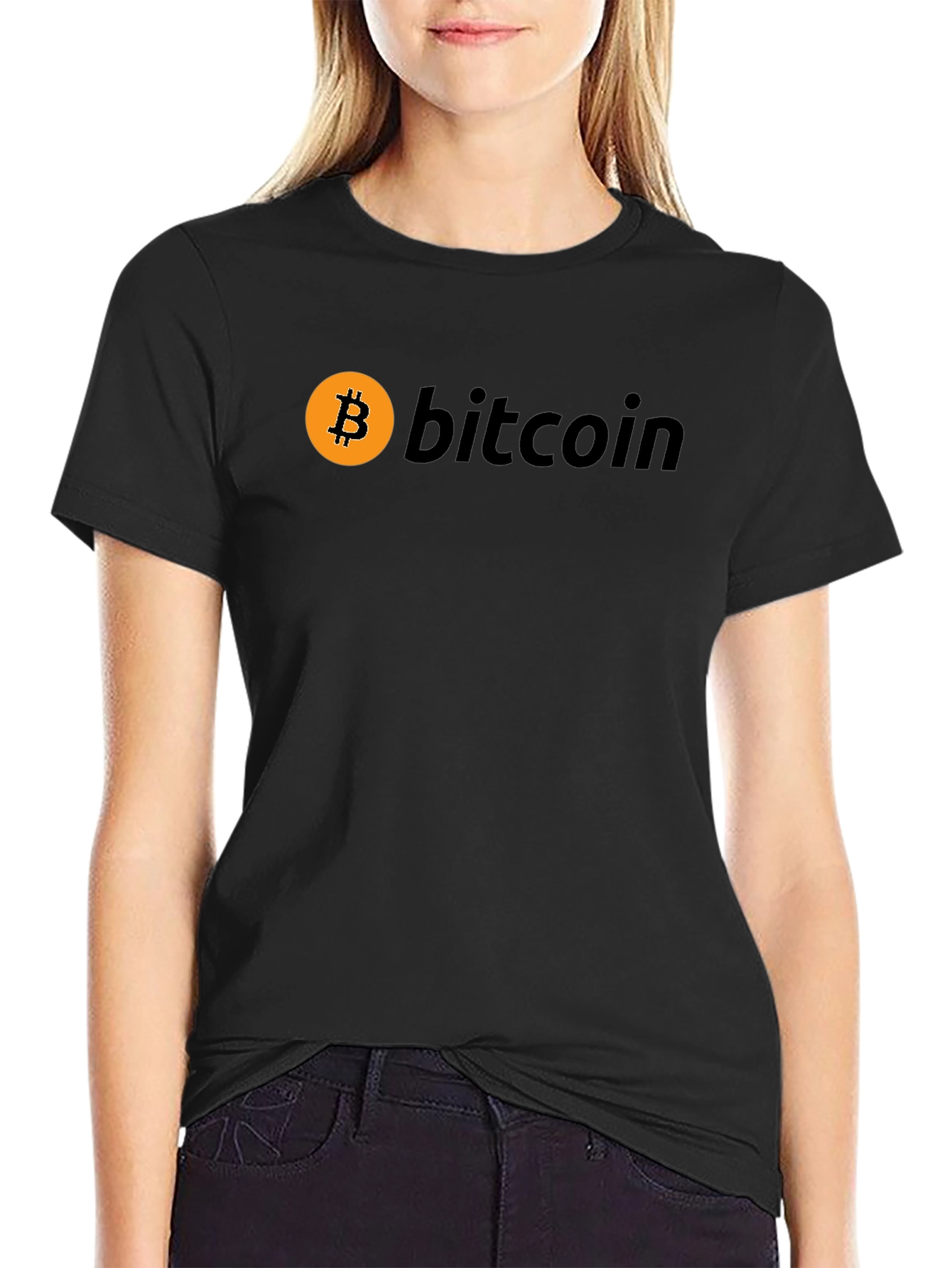 Bitcoin Crypto Black T-Shirt