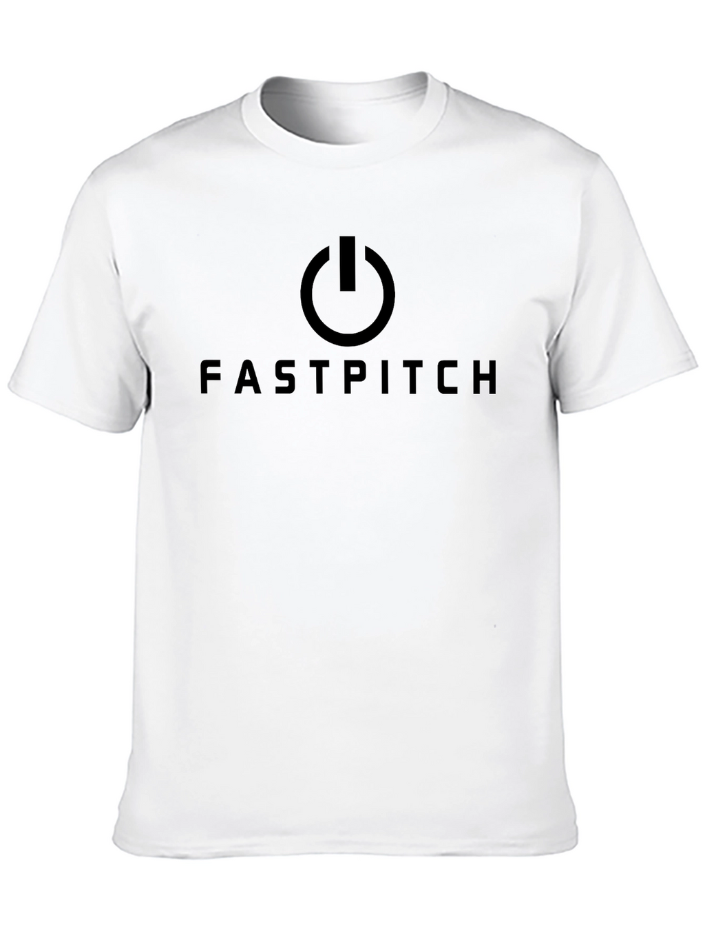 Fastpitch Power On Graphic Tee - Black