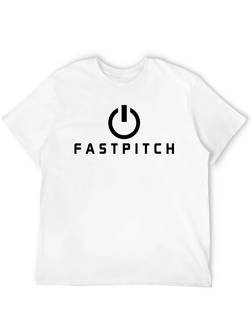 Fastpitch Power On Graphic Tee - Black