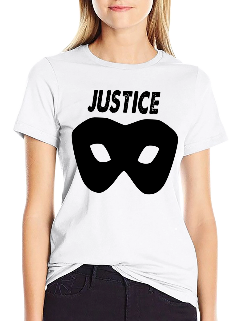 Justice Mask Graphic Tee