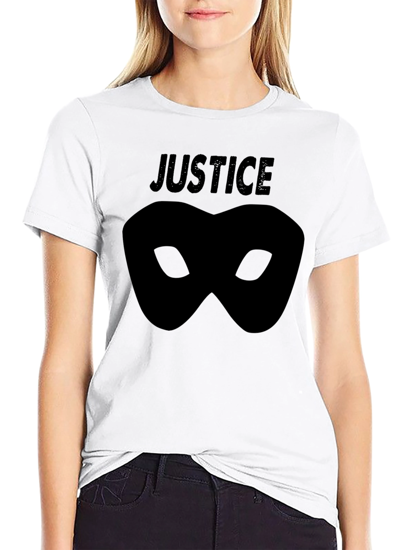 Justice Mask Graphic Tee