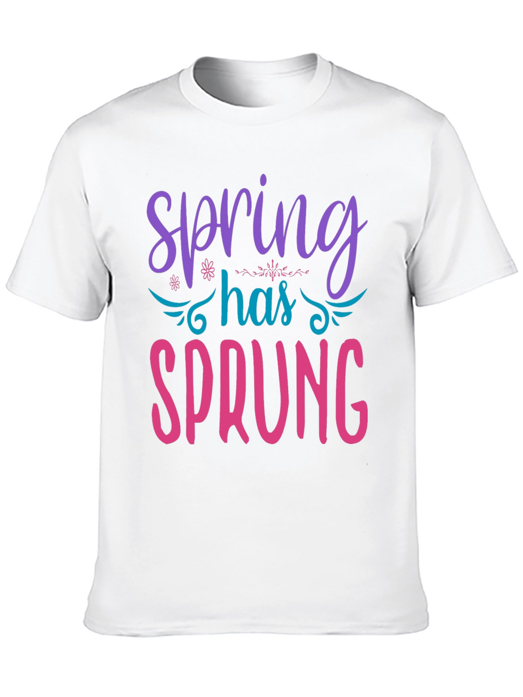 Spring Has Sprung Graphic Tee - Black
