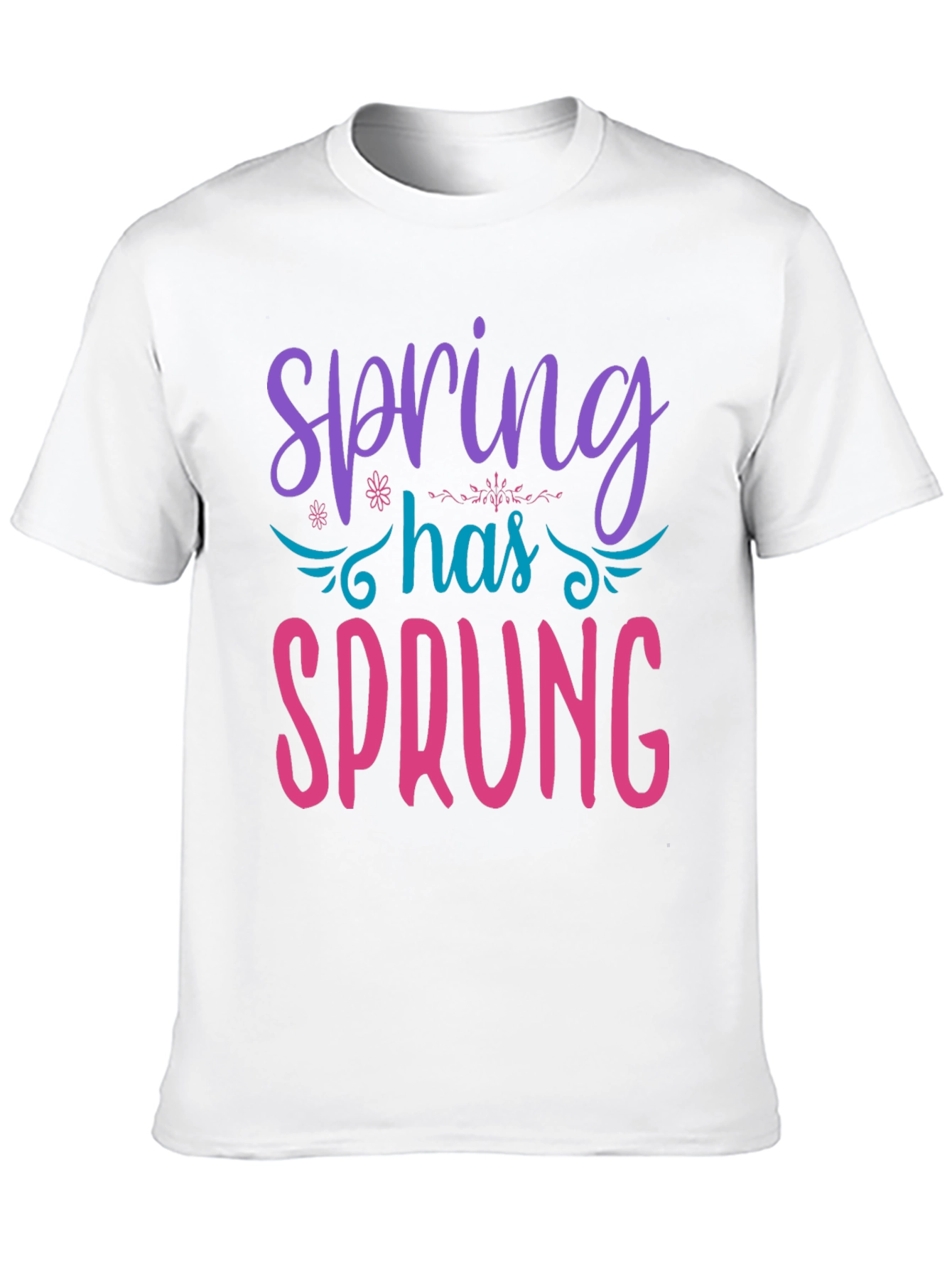 Spring Has Sprung Graphic Tee - Black