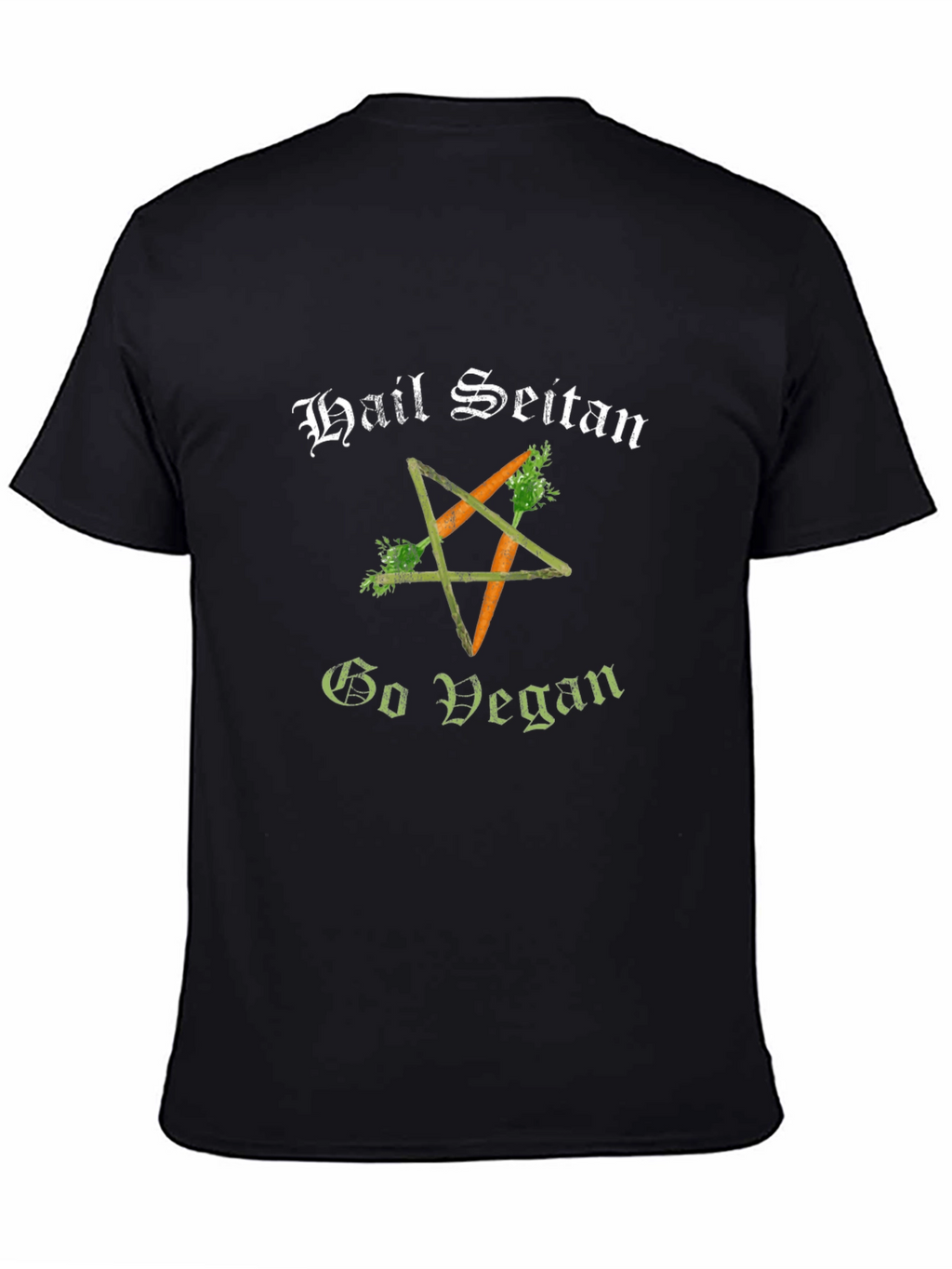 Hail Seitan Go Vegan T-Shirt