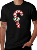 Cartoon Candy Cane T-Shirt