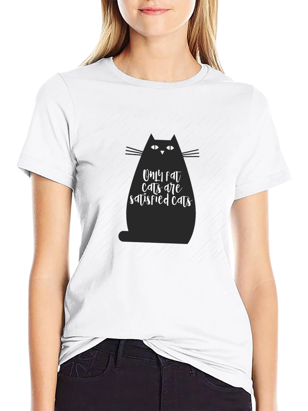 Fat Cats T-Shirt - Satisfied Cats Tee