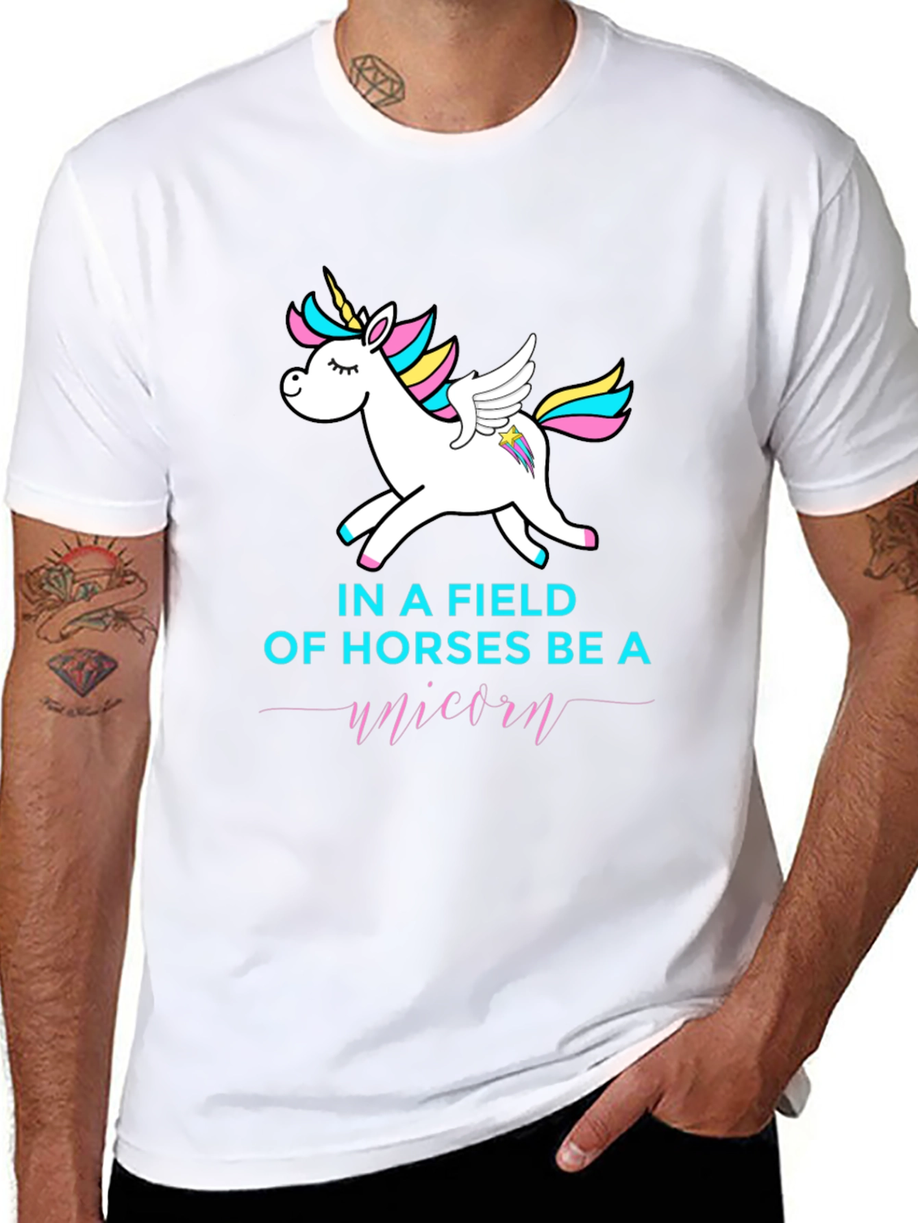 Be A Unicorn Graphic T-Shirt