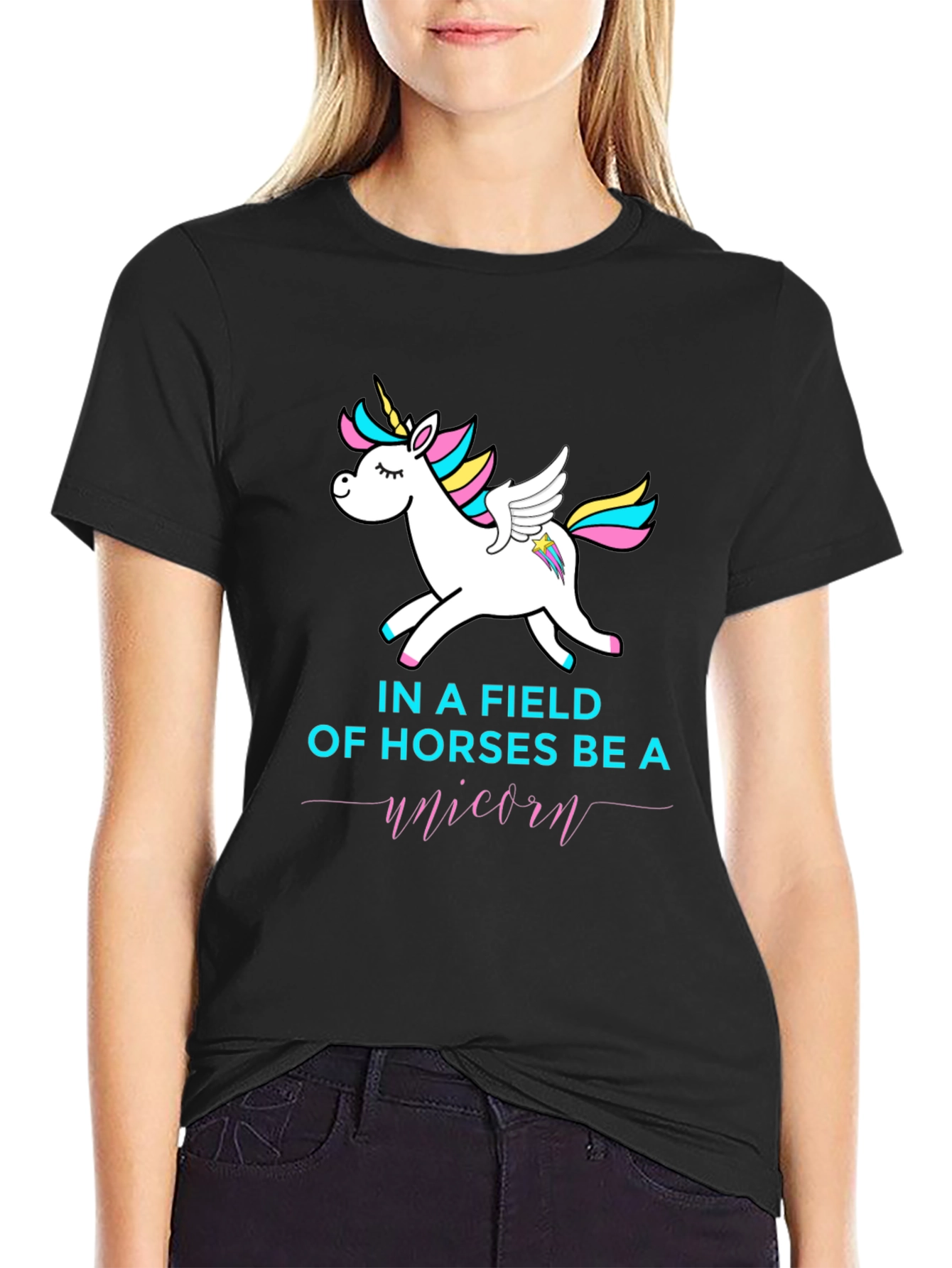 Be A Unicorn Graphic T-Shirt