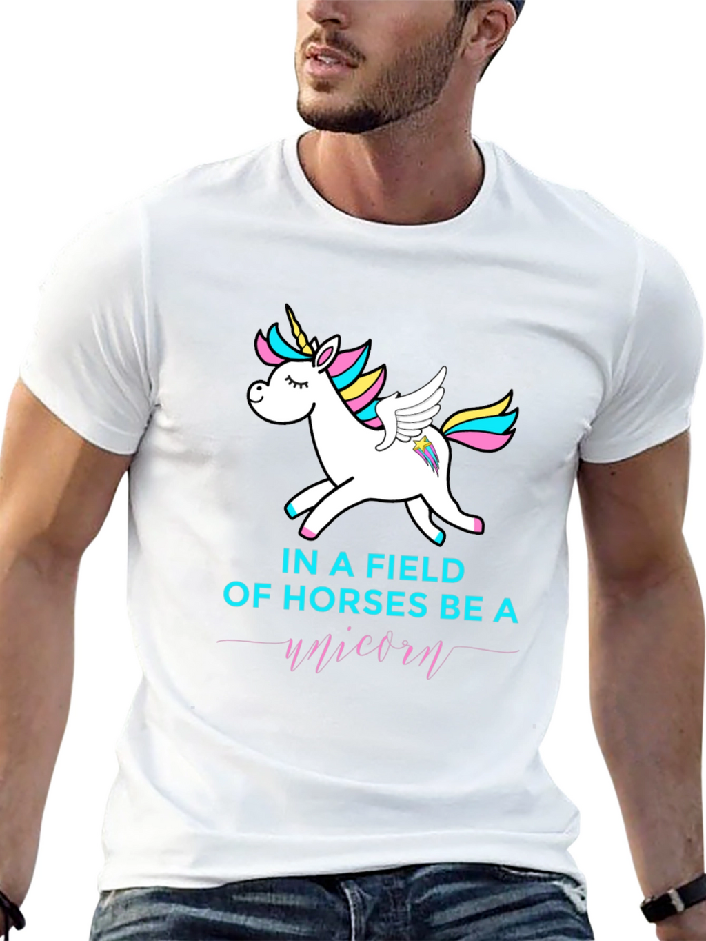 Be A Unicorn Graphic T-Shirt