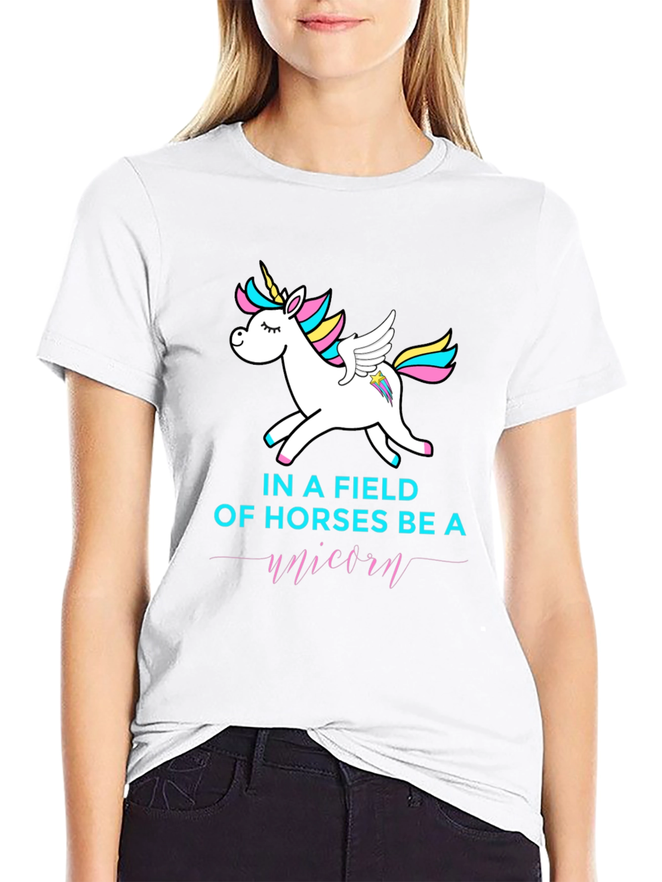 Be A Unicorn Graphic T-Shirt