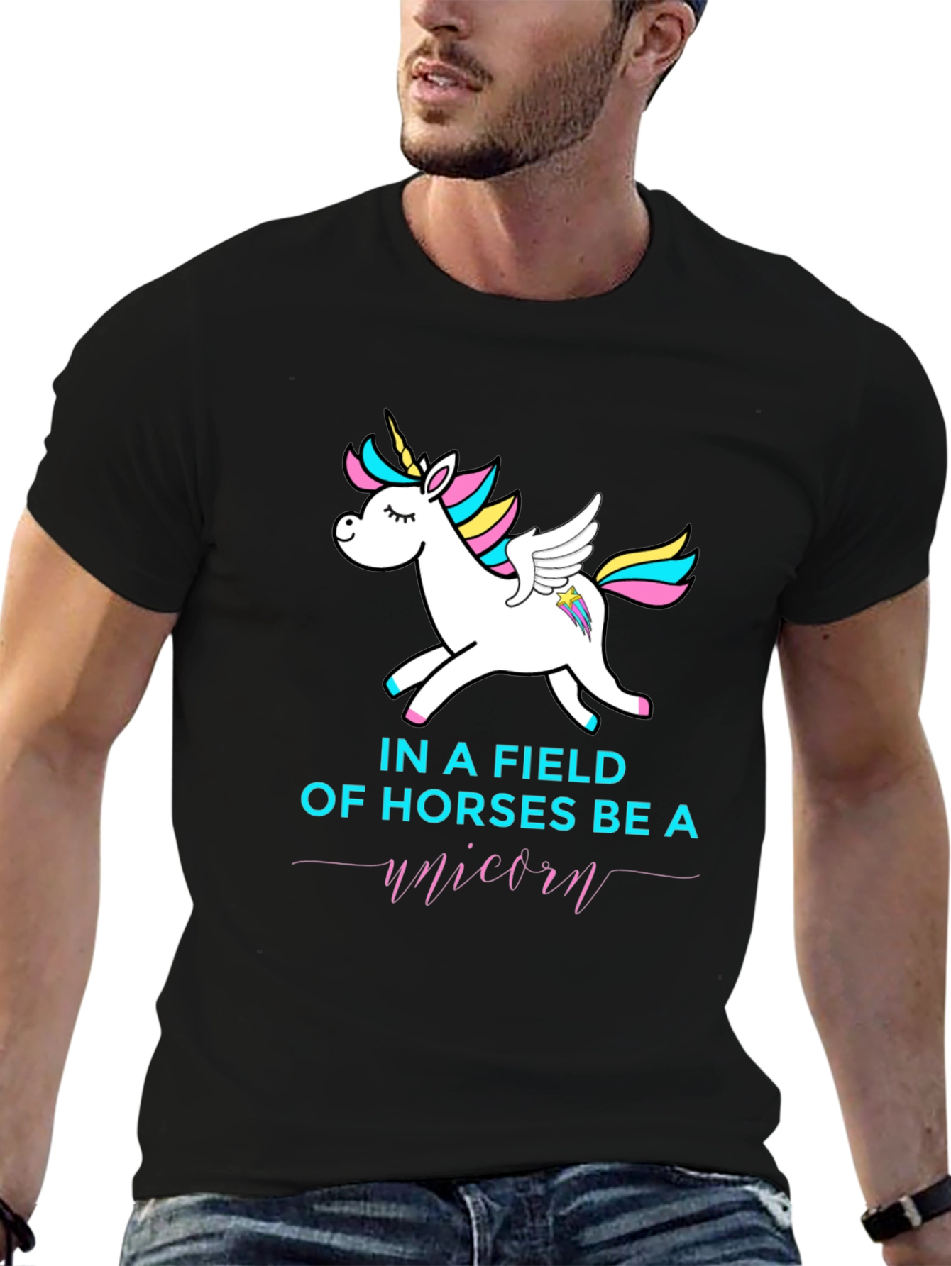 Be A Unicorn Graphic T-Shirt