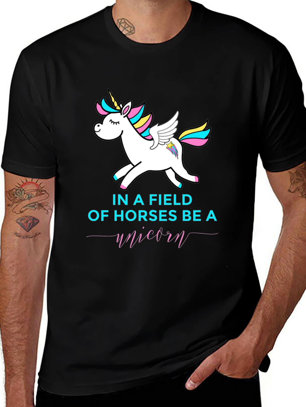 Be A Unicorn Graphic T-Shirt
