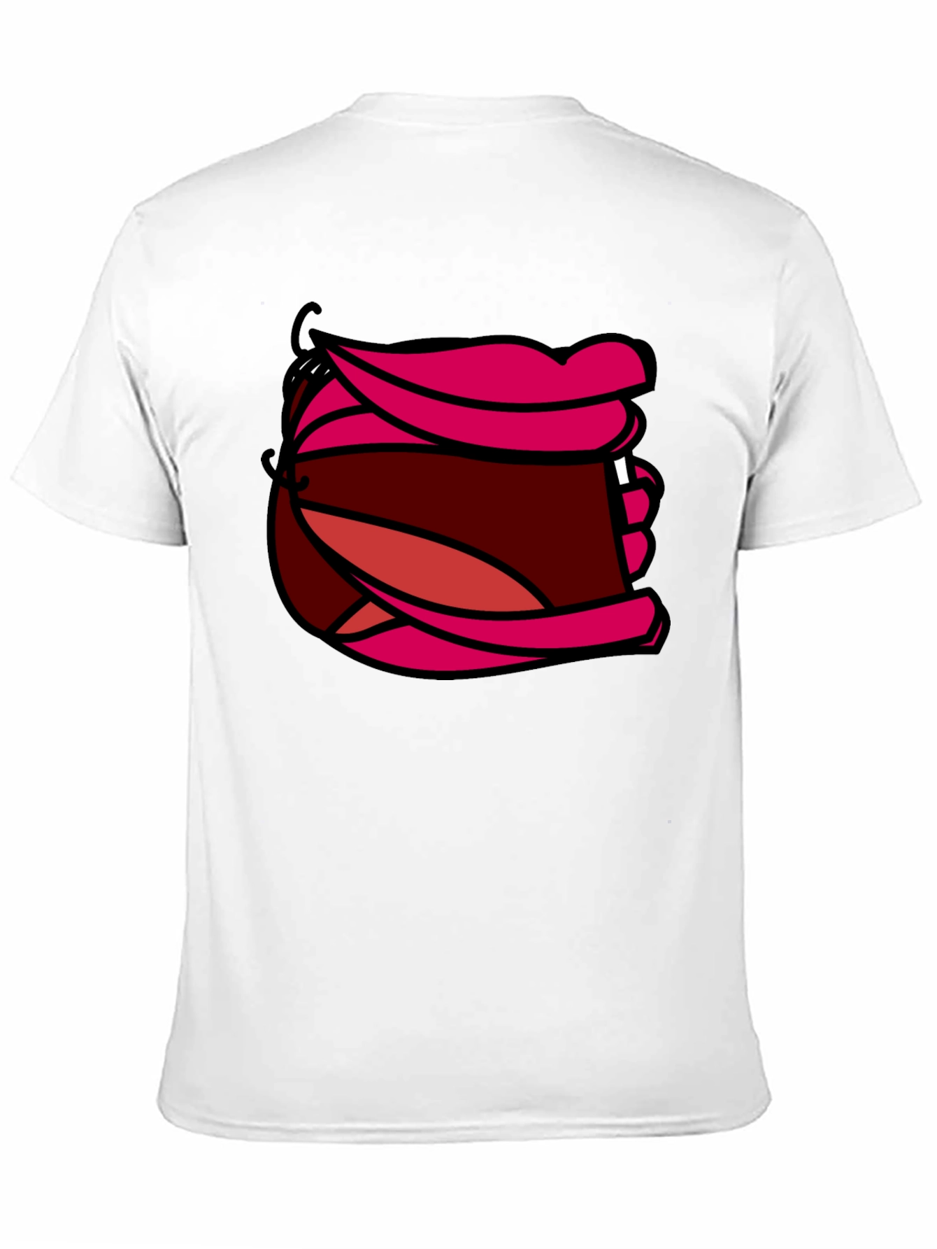 Cartoon Mouth Graphic T-Shirt