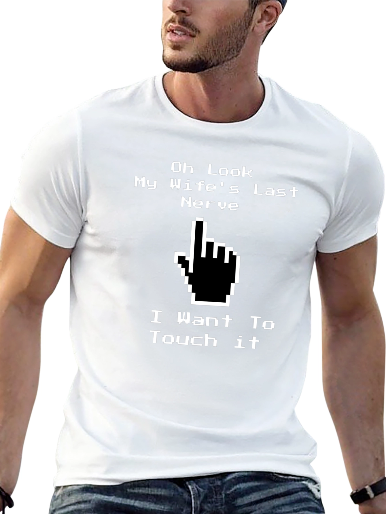 Funny Last Nerve Graphic Tee - Husband Humor
