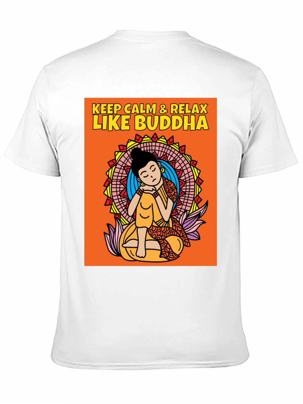 Keep Calm & Relax Like Buddha Graphic T-Shirt