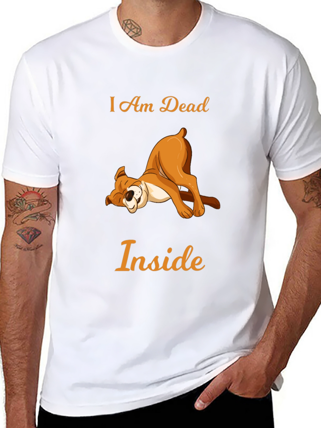 I Am Dead Inside Dog T-Shirt