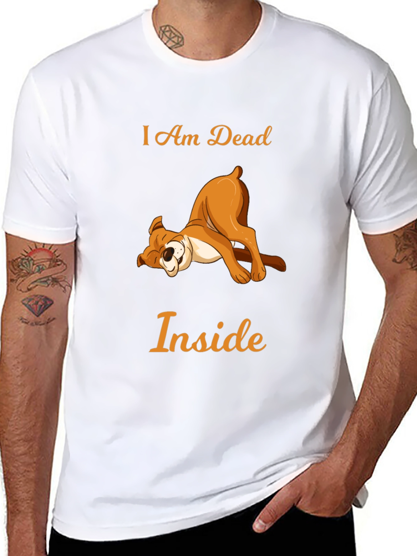 I Am Dead Inside Dog T-Shirt