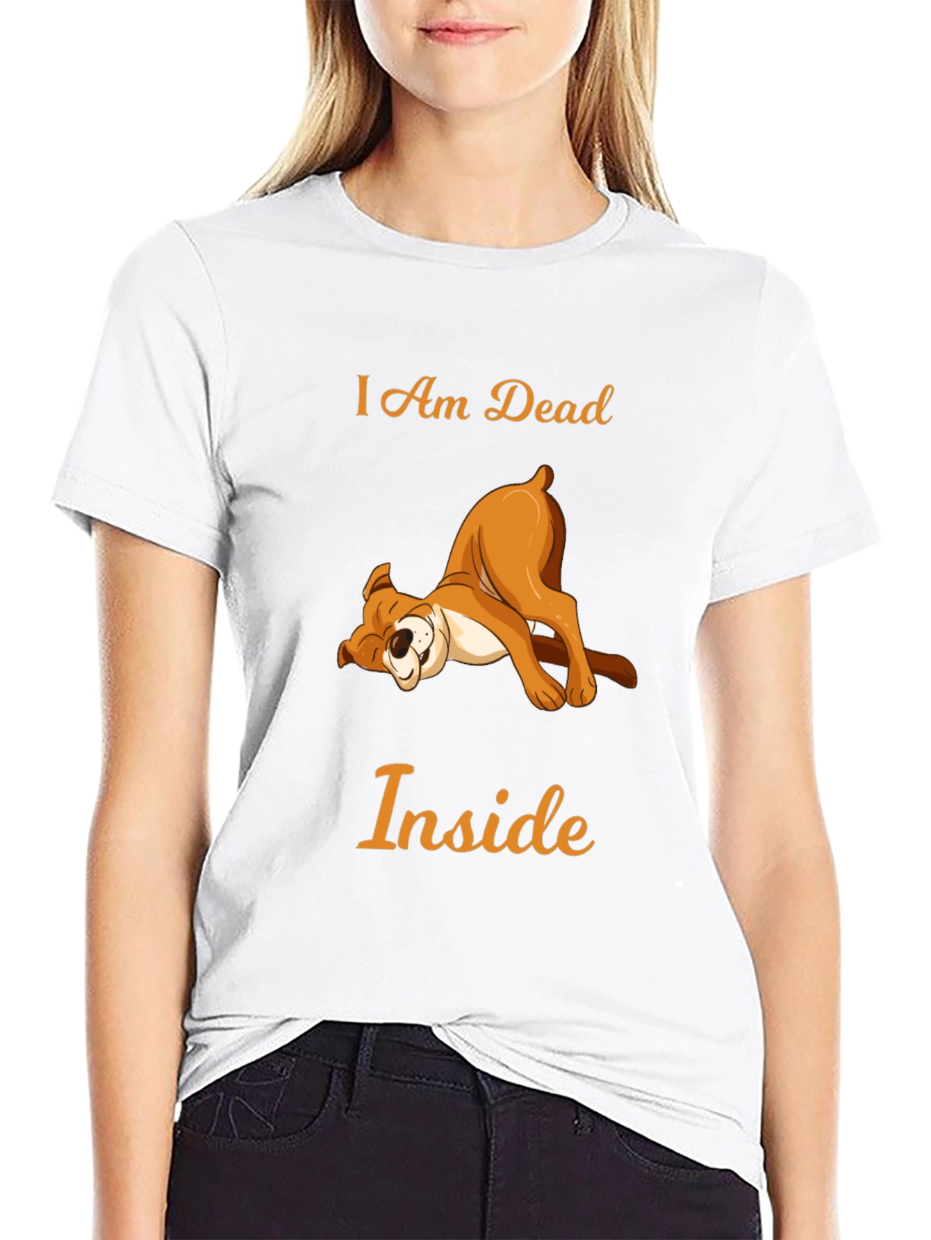 I Am Dead Inside Dog T-Shirt