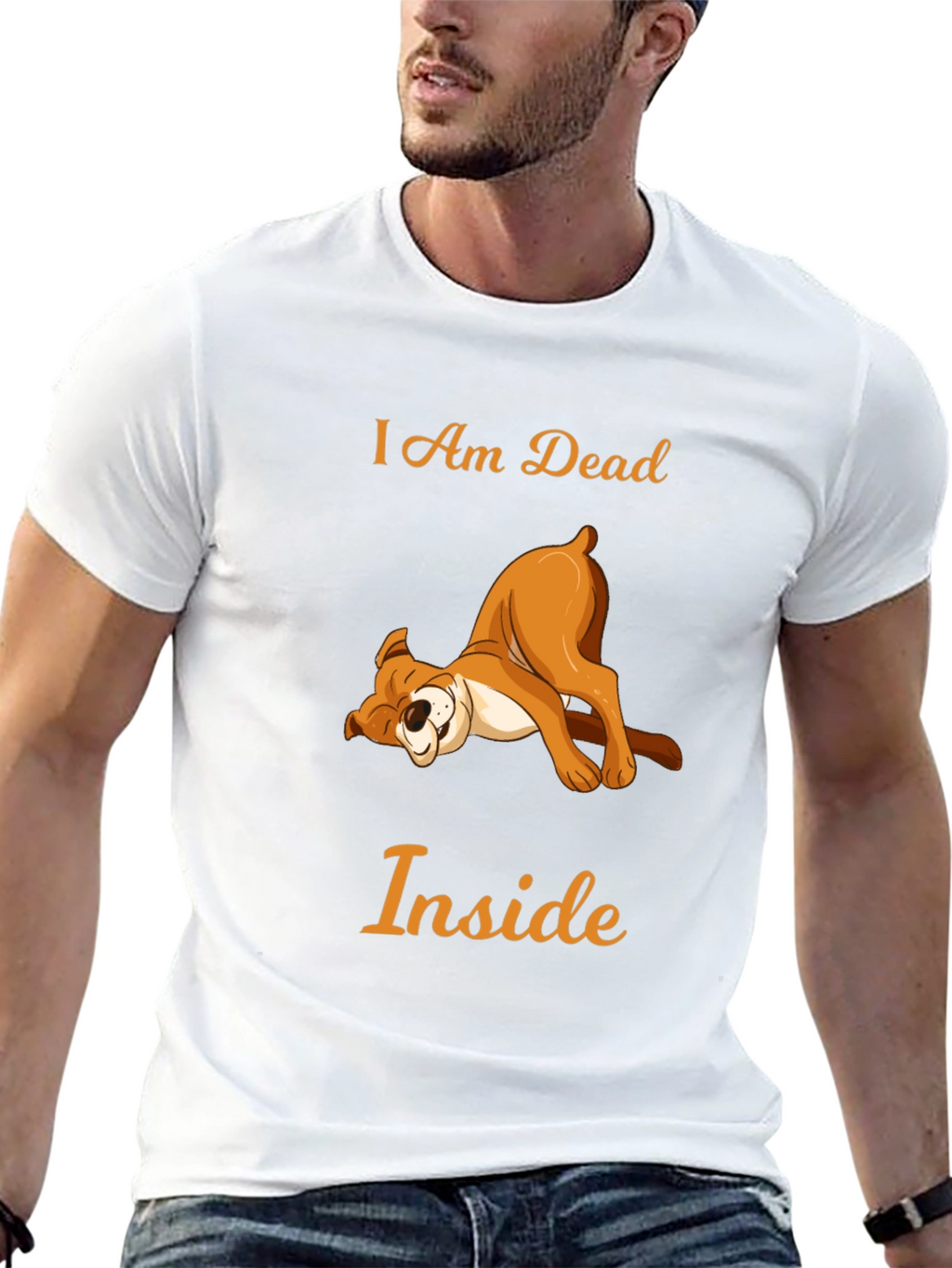 I Am Dead Inside Dog T-Shirt