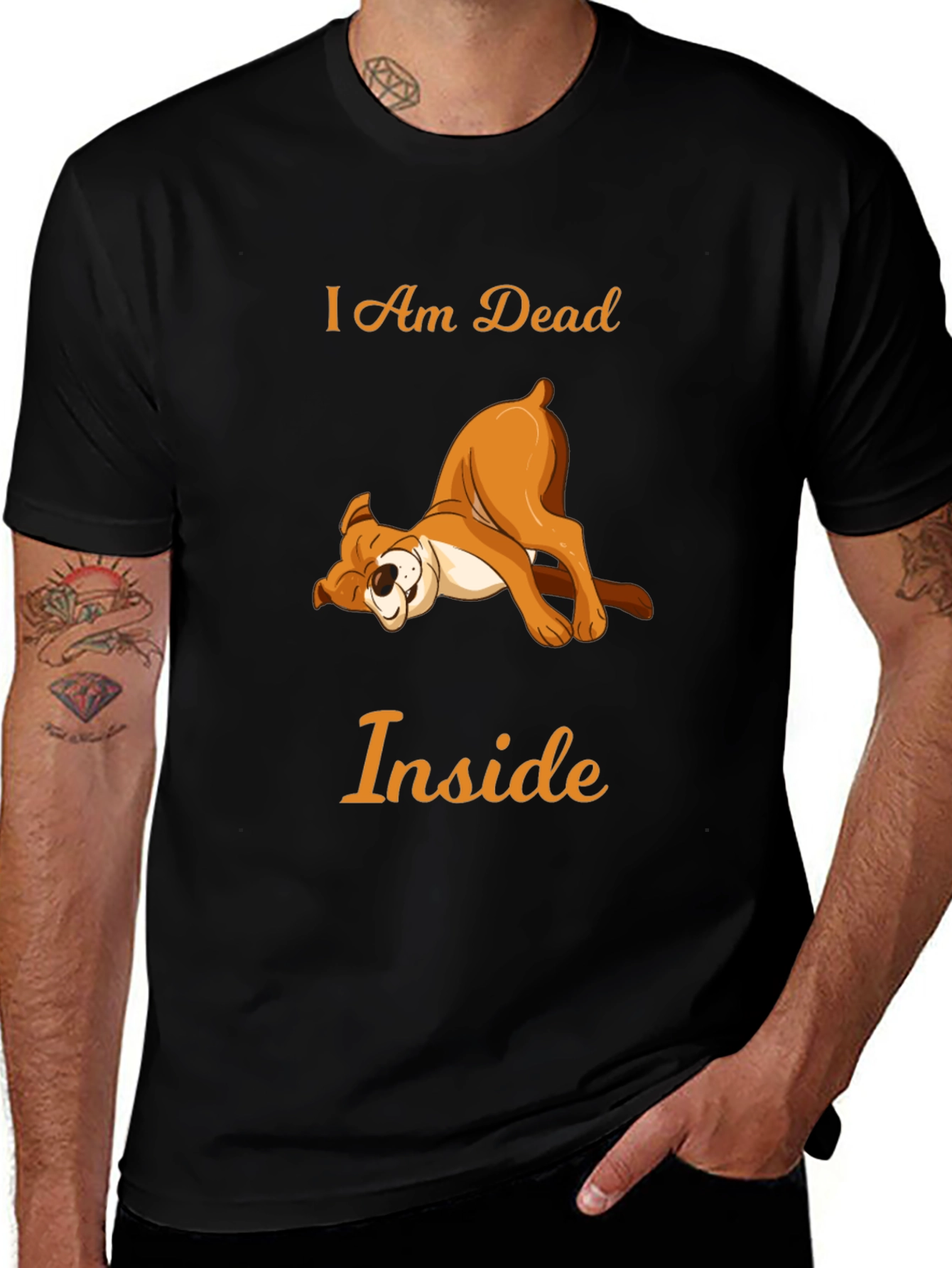 I Am Dead Inside Dog T-Shirt