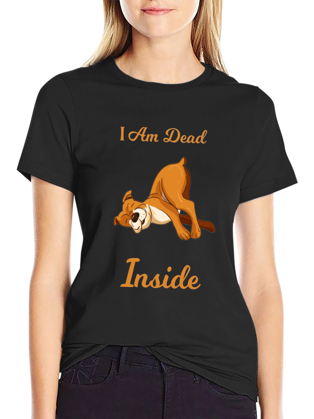 I Am Dead Inside Dog T-Shirt