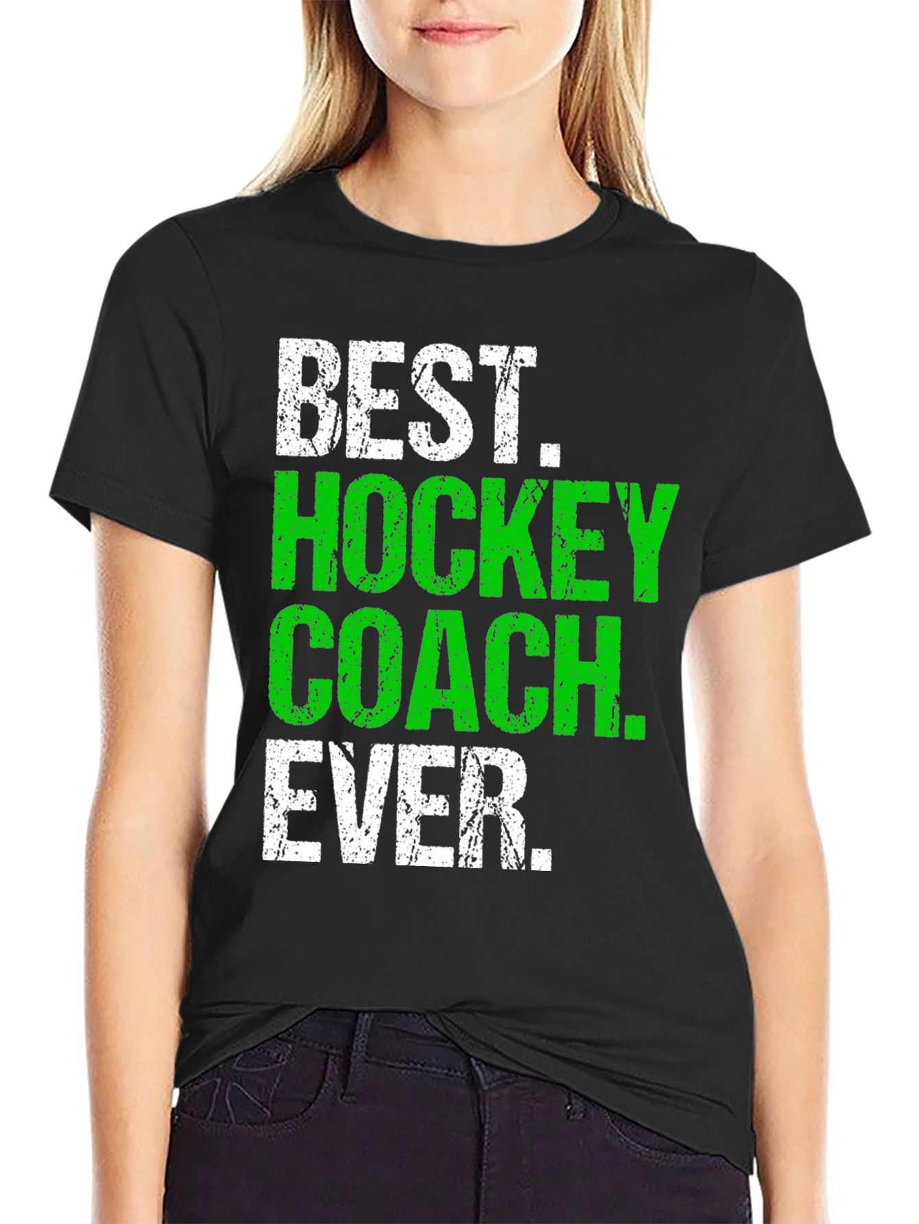 Best Hockey Coach Ever Graphic Tee